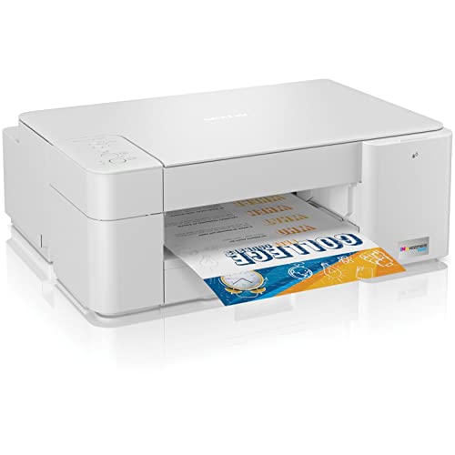 Brother MFC-J1205W INKvestment Tank Wireless Multi-Function Color Inkjet Printer with Up to 1-Year in Box,white