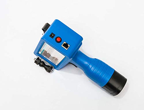 Portable Handheld Inkjet Printer Gun 600Dpi, Intelligent High Definition Wireless Handheld Printer Encoder for Trademark,Logo,Bar,Code,Graphic,Date, with 4.3 Inch HD LED Touch Screen