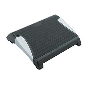 Generic Adjustable Footrest 15-1/2w x 13-3/4d Black/Silver