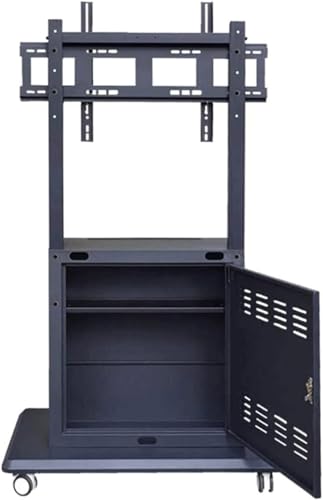 NSIBAN Rolling TV Stand Mobile TV Cart 40-86 Inch Television Stands On Wheels - Load 110 Kg/242Lb
