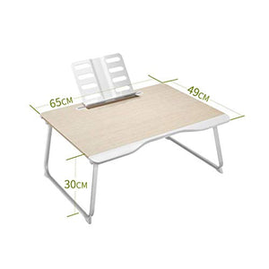 SFFZY Foldable Laptop Table, Laptop Desk for Bed, Portable Table Tray with Foldable Legs, for Reading Writing on Bed Couch Sofa Floor