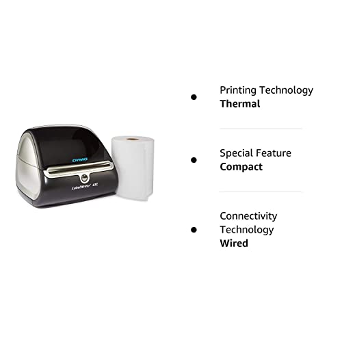 DYMO LabelWriter 4XL Thermal Label Printer (Renewed)