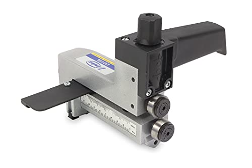 Virutex C015L Portable Handheld Plastic, Laminate, Melamine and Wood Veneer Slitter and Cutter with Micrometric Measure, Clean Cut and No Waste, Straight Stripe Guide Quick Easy Adjustment and Lightweight ‎3.37 lb