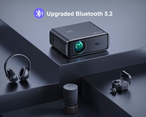 WiMiUS 4K WiFi Projector with Auto Focus & Bluetooth 5.2