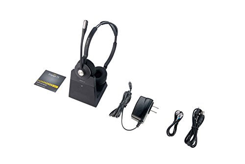 Avaya Compatible Jabra Engage 75 Wireless Headset Bundle with EHS Adapter for IP Office - Agent | Bluetooth Phones, PC/MAC USB, Select Avaya Desk Phones Compatible - 2410, 2420, 5410, 6416 D+M, 6424 D
