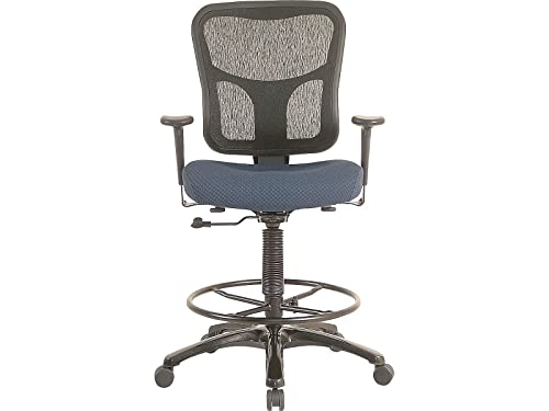 Tempur-Pedic Drafting Stool with Mesh Back, Navy - TP8200-NAVY