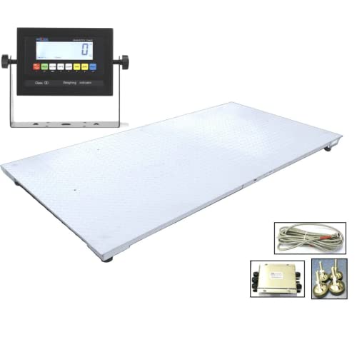 SellEton.com Industrial Floor Scale 48" x 72", 10,000 lbs x 1 lb, Non-NTEP