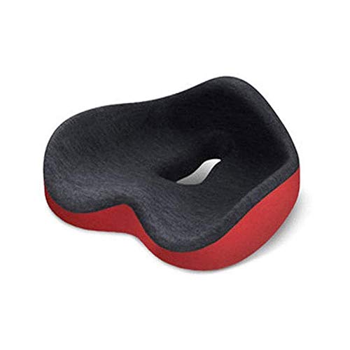 XIXIDIAN Memory Foam Seat Cushion for Office Chair - Sciatica & Lower Back Pain Relief