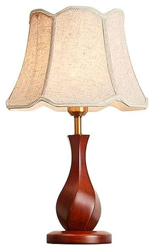MaGiLL Desk Lamp American Retro Solid Wood Table Lamp