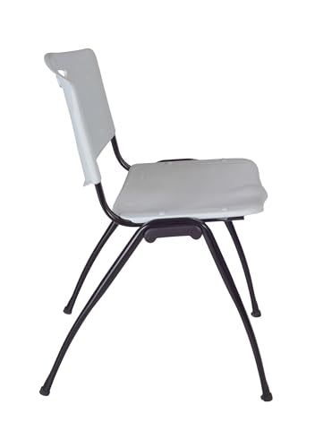 Romig M Lightweight Stackable Sturdy Breakroom Chair (40 Pack) - Grey