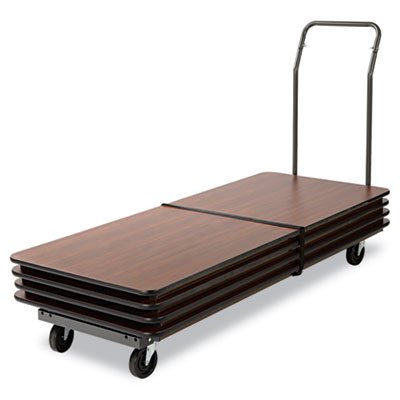 Alera ALEFTCART Chair and Table Cart, 20-3/4w x 50-5/8d to 75-3/8d, Black
