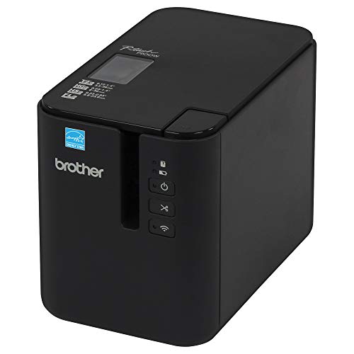 Brother P-Touch PT-P900W Industrial High Resolution Laminate Label Printer with Wi-Fi, Up to 36mm Labels, 360 dpi, 3.1 IPS, Standard USB 2.0, Serial, Built-in Wi-Fi