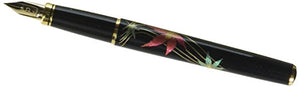 Platinum Makie Fountain Pen Kanazawa Foil Maple Fine Print (F) Ptl-15000h # 46-2 (Japan Import)