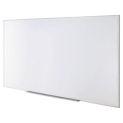 Universal 43627 Dry Erase Board, Melamine, 96 X 48, Satin-Finished Aluminum Frame