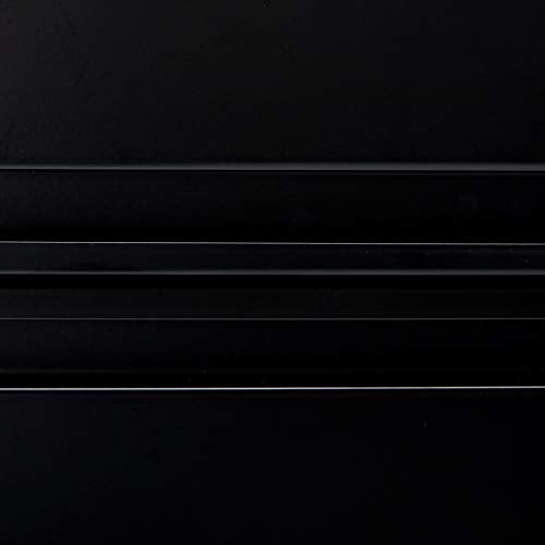 Lorell 5-Drawer 36 x 18.6 x 67.7 inch Telescoping Suspension Lateral File, Black