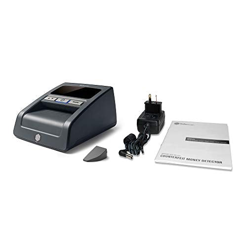 Safescan 185-S - Multi-direction automatic counterfeit bill detector - 100% dollar bill verification - 112-0575, black