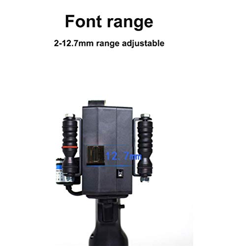 GFYWZZ Portable Intelligent Inkjet Printer Handheld Printer with 4.3 Inch LED Touch Screen Packaging Spray Printing Device