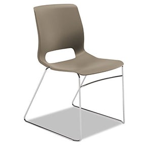 HON Motivate Seating High-Density Stacking Chair, Shadow/Chrome, 4/Carton