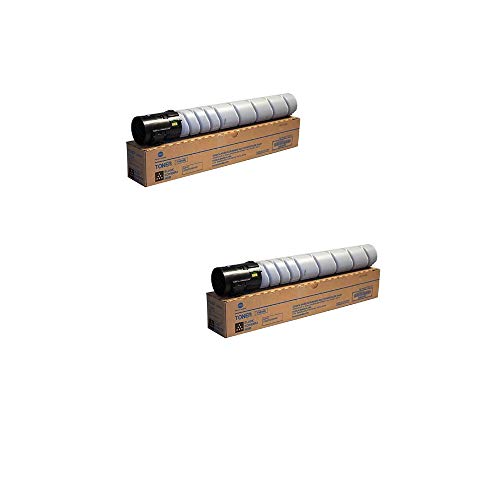 TN514K A9E8130 Lot of 2 Genuine Konica Minolta bizhub C458/558/658 Black Toner