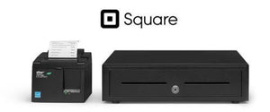 SQUARE POS HARDWARE BUNDLE - Ethernet Receipt Printer (requires a Wi-Fi router) and Star Micronics Cash Drawer - 37965600