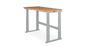 UPLIFTDESK 4-Leg V2-Commercial Height Adjustable Standing Desk Frame (Industrial Style) - No Desktop, Advanced Memory Keypad, Free Wire Tray