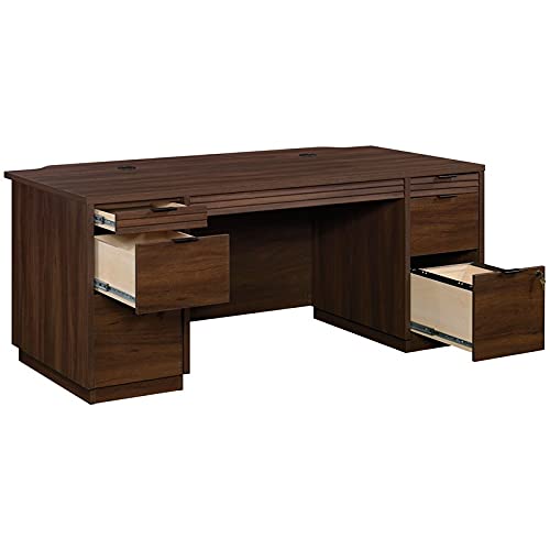 Home Square 2-Piece Set: Executive Desk & Utility Stand Library Base