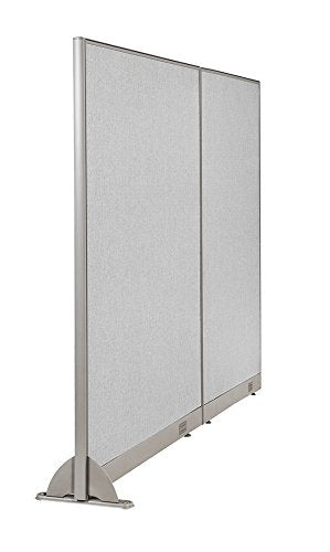 GOF Wall Mounted Office Partition, Large Fabric Room Divider Panel - 78" W x 72" H by GOF