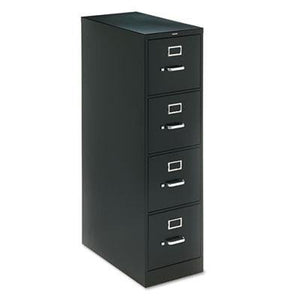 Hon - H320 Series Four-Drawer Full-Suspension File Letter 26-1/2" Deep Black "Product Category: Office Furniture/File & Storage Cabinets"