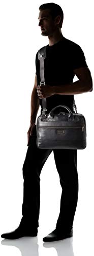 Briggs & Riley @ Work-Leather Brief, Black, Slim