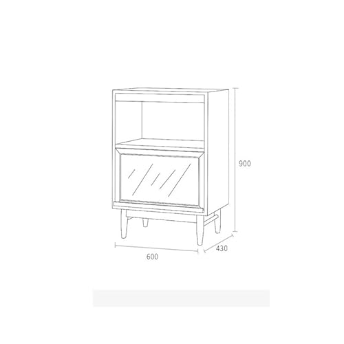 Bedside Storage Cabinet Locker Small