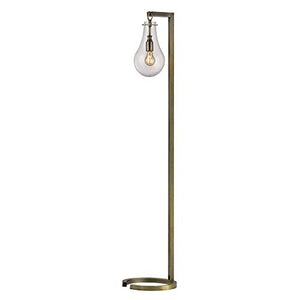 Diamond Lighting D329 Lighting Metal Floor Lamp, Antique Brass, 60" x 10" x 10"