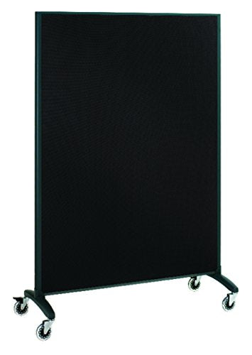 Quartet Motion Series Room Divider Partition, 48" x 72", Fabric/Porcelain (6640MB)