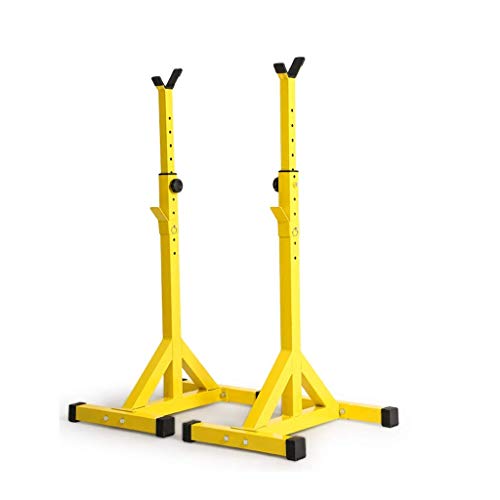 DAGCOT Squat Barbell Free Bench Press Stands Home Gym Split Barbell Squat Rack Professional Bench Press Barbell Adjustable Height Barbell Half Frame Indoor Fitness Equipment Strength Training