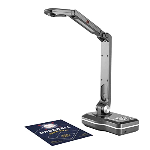 XIXIAN USB Document Camera V500 - 8 Mega-Pixel HD, Auto Focus, A3 Scanning - USB/VGA Ports - Ideal for Teachers Online