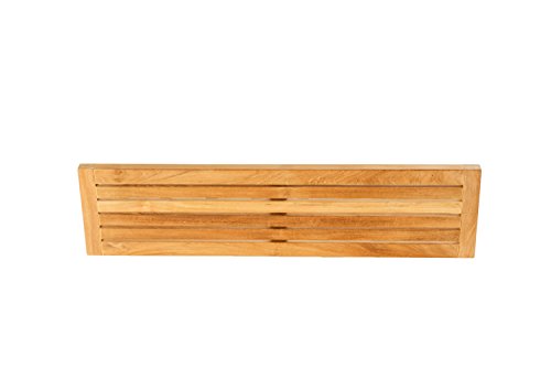 Arb Teak & Specialties ACC589 Wall Shelf with Eight Hooks