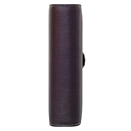 FranklinCovey - Classic Vintage Aurora Leather Strap Binder - Purple Plumeria