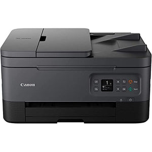 Canon PIXMA TR7020 Inkjet All-in-One Wireless Printer for Photo and Document Fast Printing, Copy & Scan (Black) 4460C002 Home Office Bundle with DGE High Speed USB Print Cable + Business Software Kit