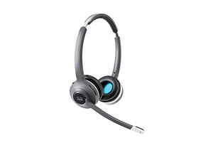 Cisco Wireless Dual On-Ear DECT Headset with Multi-Source Base - Charcoal