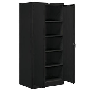 Salsbury Industries Assembled Standard Storage Cabinet, 78-Inch High by 24-Inch Deep, Black