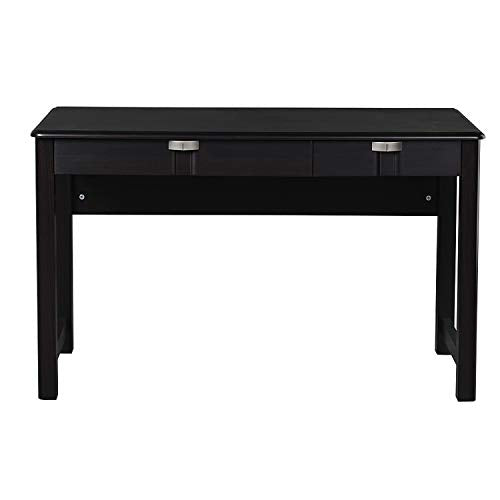 Techni Mobili Modern Writing Desk with Storage, 28.8" x 21" x 47.3", Espresso