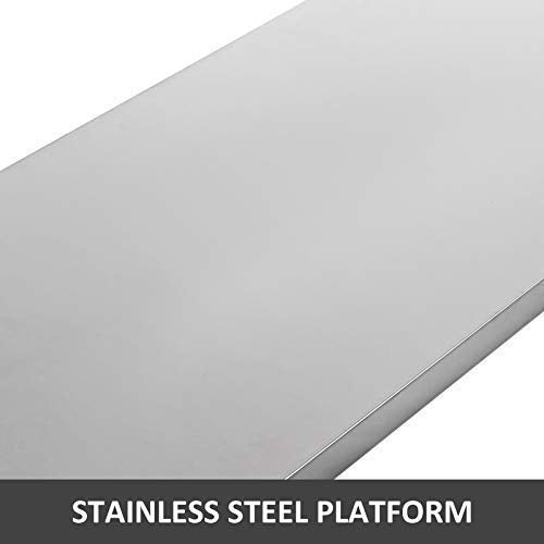 Happybuy 1100Lbs x 0.2Lbs Digital Livestock Scale Large Pet Vet Scale Stainless Steel Platform Electronic Postal Shipping Scale Heavy Duty Large Dog Hog Sheep Goat Pig Sheep Scale