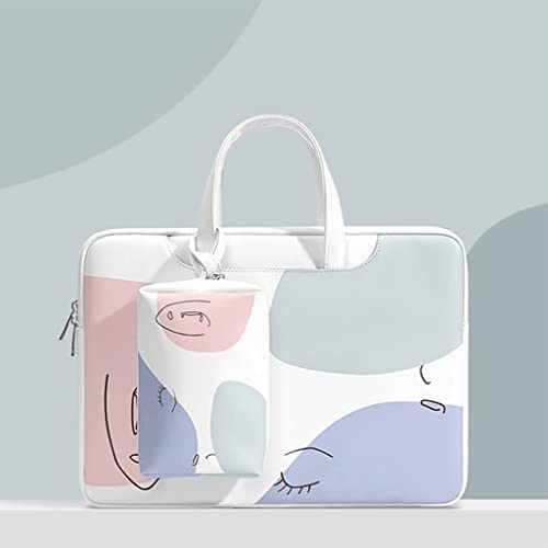 GZQDX Laptop Bag Case Waterproof Notebook Handbag Notebook Briefcases Bag Sleeve (Color : A, Size : 12-Inch)