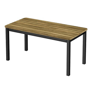 Correll Lab Table with Colonial Hickory and Black Finish - LT3048-53-09-53