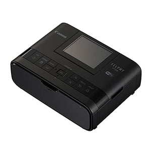 Canon SELPHY CP1300 Compact Photo Printer Battery Bundle (Black)