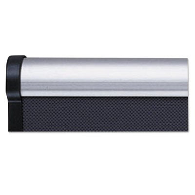 Prestige Bulletin Board, Diamond Mesh Fabric, 72 x 48, Gray/Aluminum Frame, Sold as 1 Each