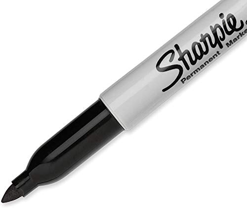 Sharpie Permanent Markers, Fine Point, Black Case of 24 Dozens