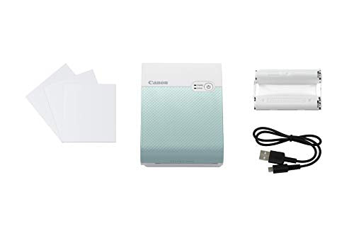 Canon SELPHY QX10 Portable Square Photo Printer for iPhone or Android, Green