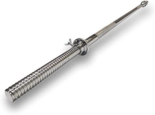 HXFENA Barbell Weight Bar, 47In Straight Weight Lifting Barbell Bar, Home Fitness Strength Training Equipment,120Cm