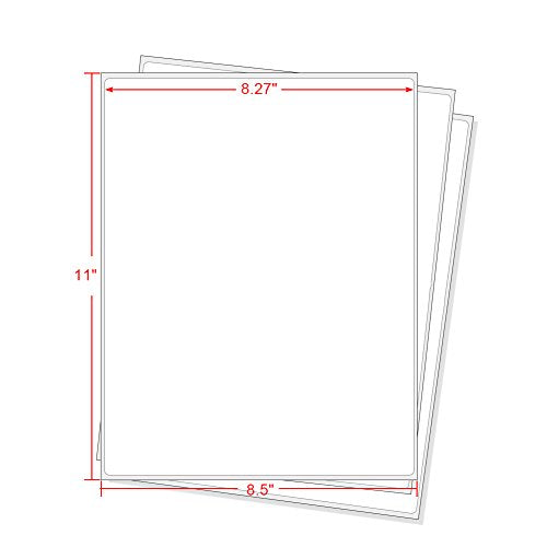 Full Sheet Address Shipping Labels - 8-1/2" x 11" - 5000 Labels