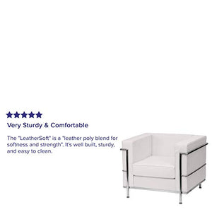 Flash Furniture Chaises Longues, 35"W x 28.50"D x 27.50"H, Melrose White